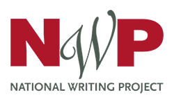 National Writing Project logo spells NWP