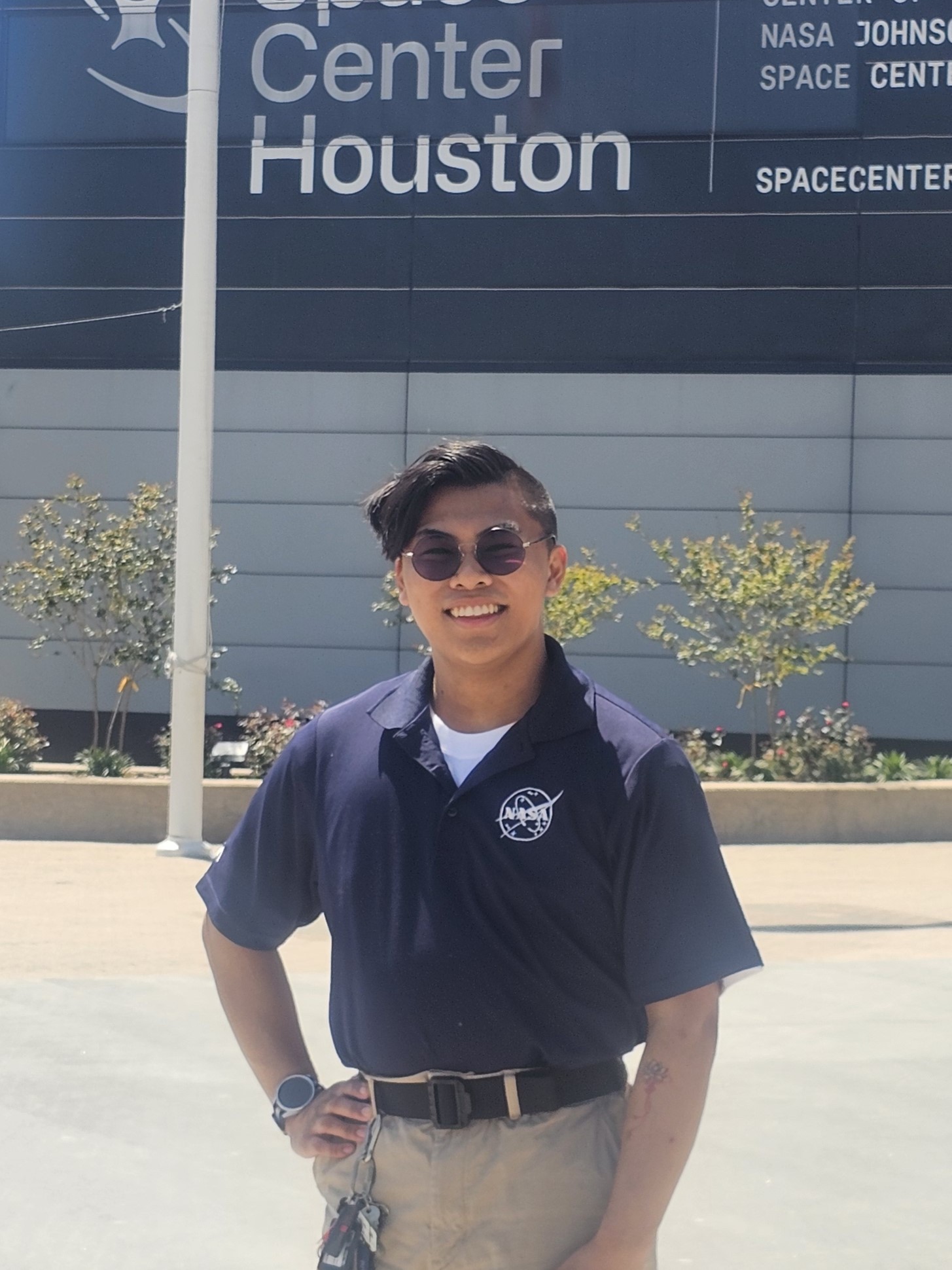 Image of Jo at Space Center Houston