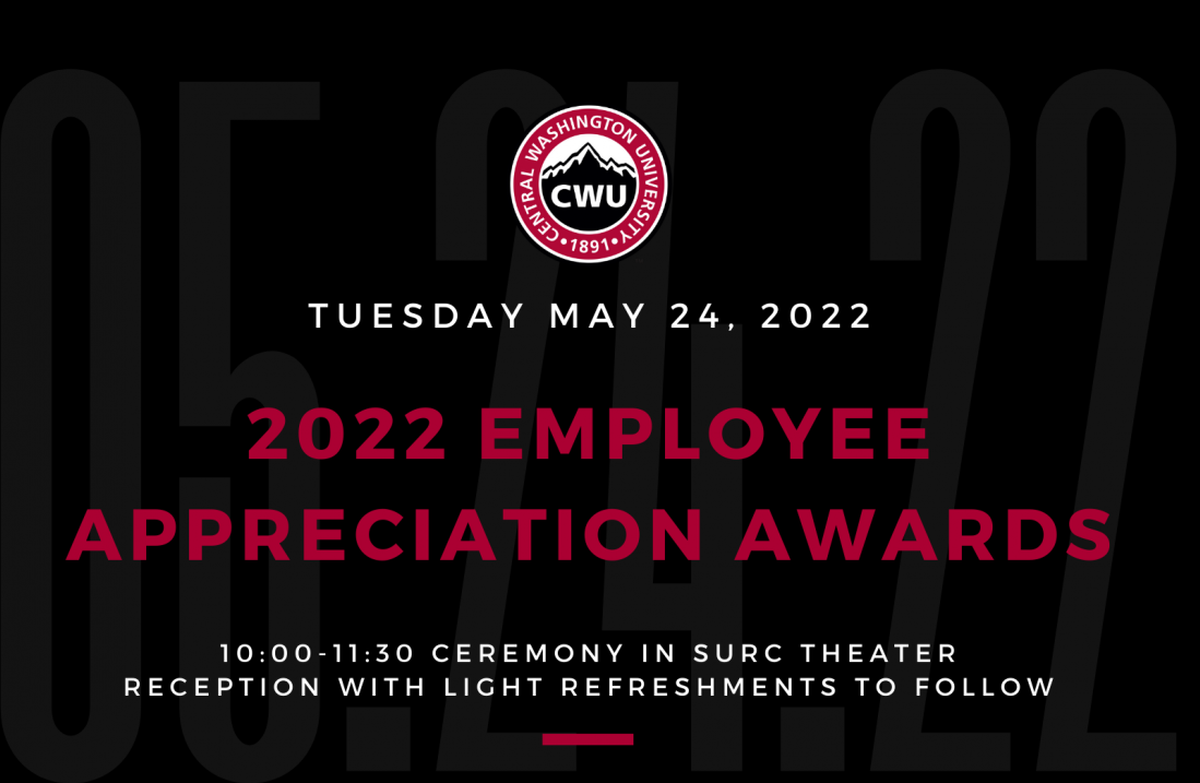 The 2022 Employee Appreciation Awards were held May 24 in the SURC Theater.