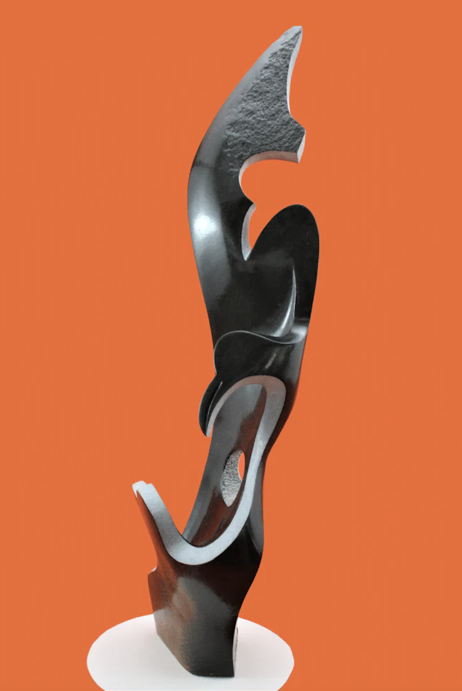 A stone sculpture by Alexander Chitungo