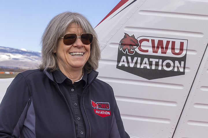 CWU Aviation Professor Amy Hoover has been named the National Certified Flight Instructor of the Year by the FAA.