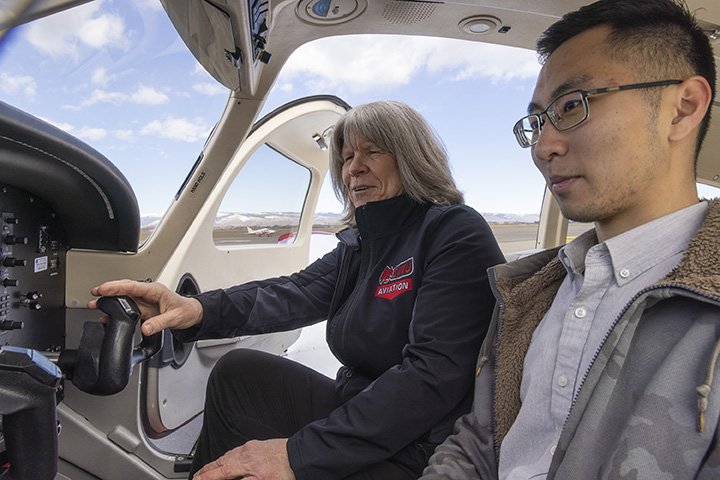 Dr. Amy Hoover, a professor with the CWU Aviation department, is featured in the latest edition of TCU Magazine.