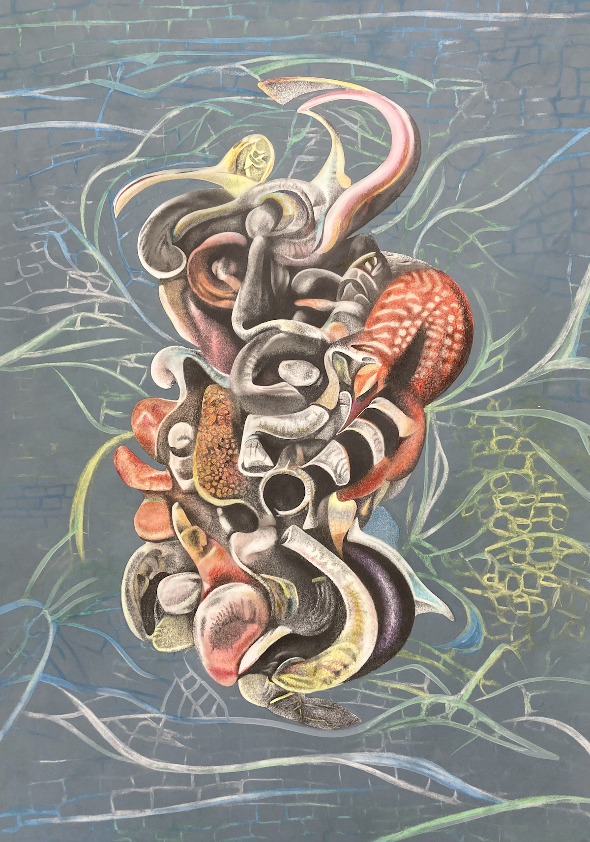Painting by art professor Rachel Kirk