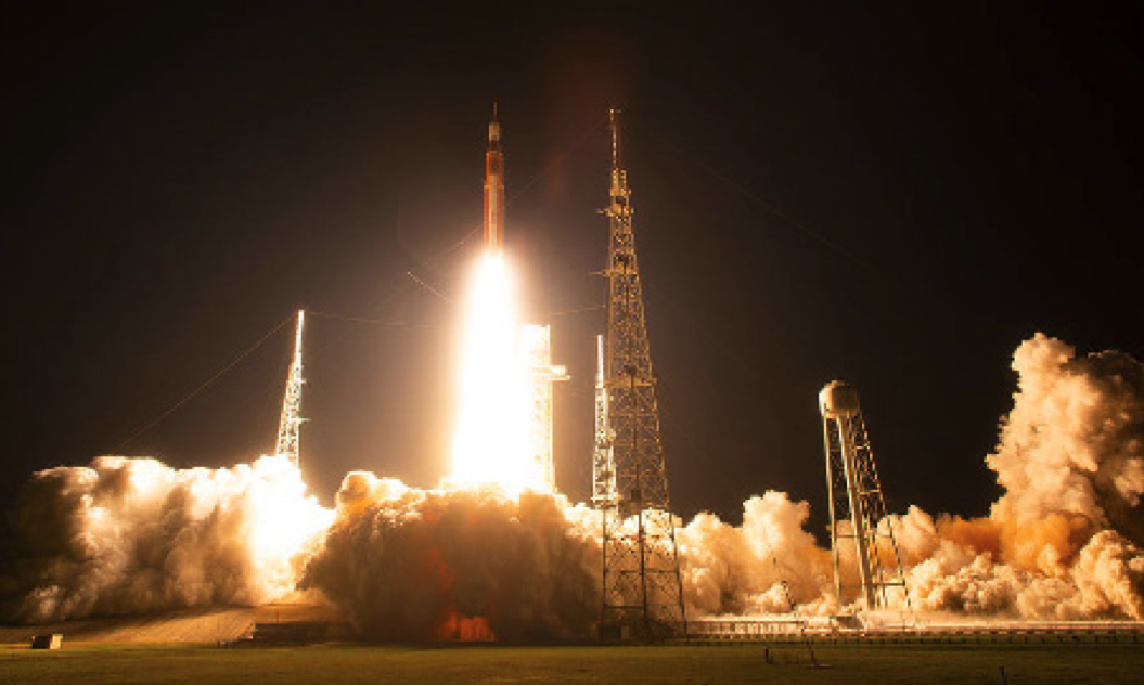 NASA rocket launch in 2022
