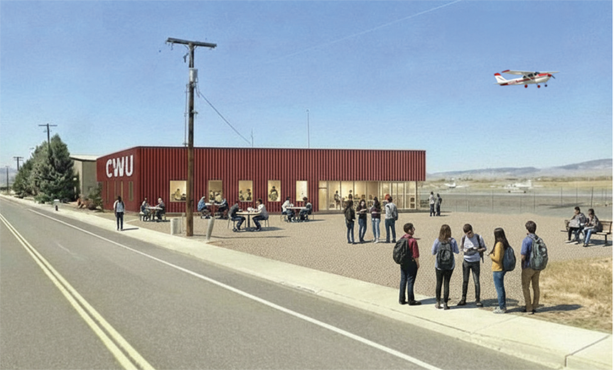 An architectural drawing of the new FTC Annex
