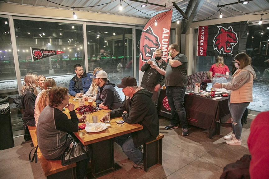 Bale Breaker Brewing Co. in Yakima held a release party for its special AlumnIPA on Friday, January 14.