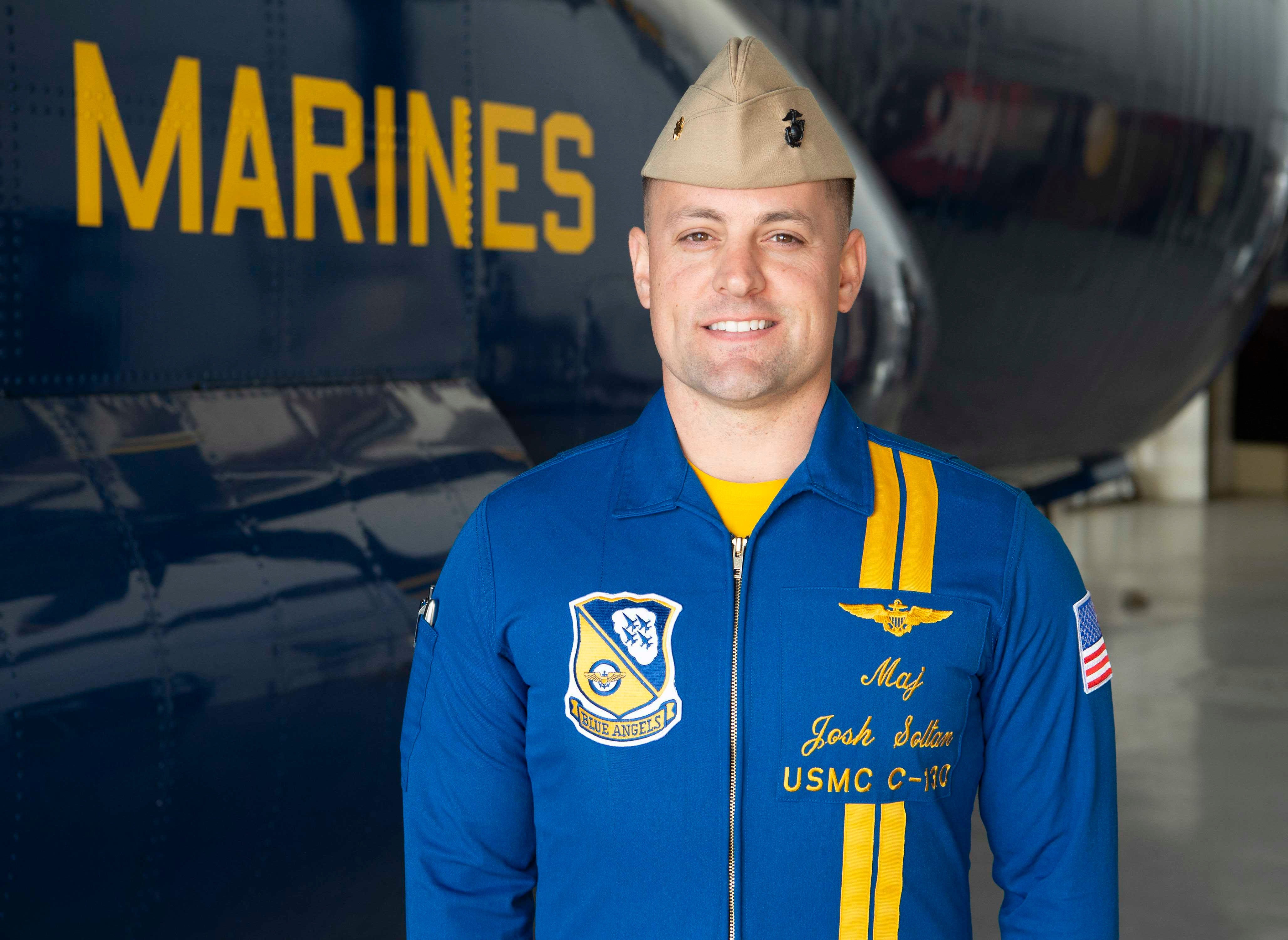 CWU Aviation alum Josh Soltan was selected to fly with the U.S. Navy Blue Angels for the next three years.