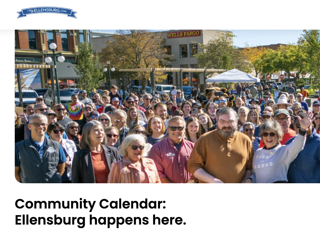 People in downtown Ellensburg