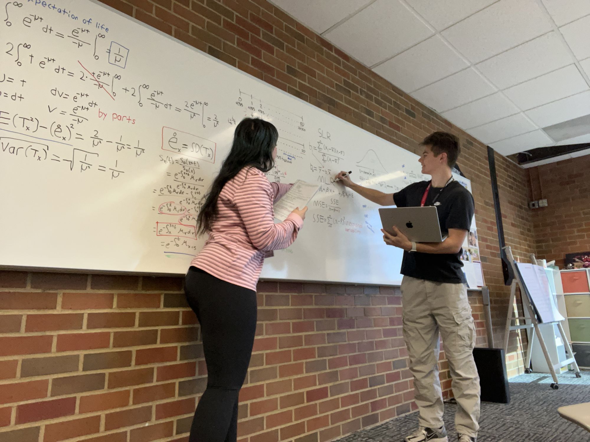 Ian Larkin and Isabella Maurent do Fancy Math