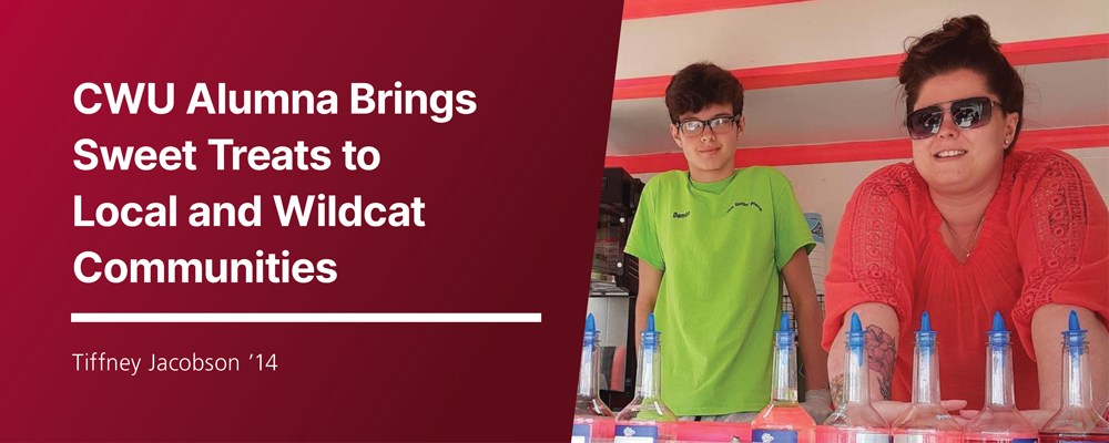 CWU Alumni Association Feature Story Tiffeny Jacobson The Gettin' Place Serving Local and Wildcat Communities - Decorative Image