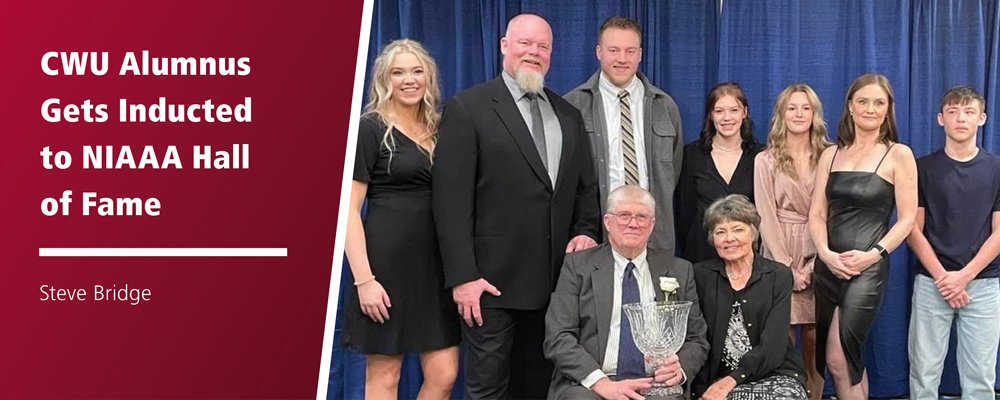 CWU Alumni Association Alumnus Feature Story -Steve Bridge Inducted into NIAAA Hall of Fame - Decorative Image