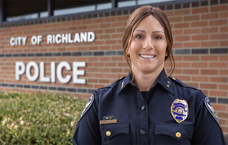 CWU alumna Brigit Clary has been named the police chief for the city of Richland.