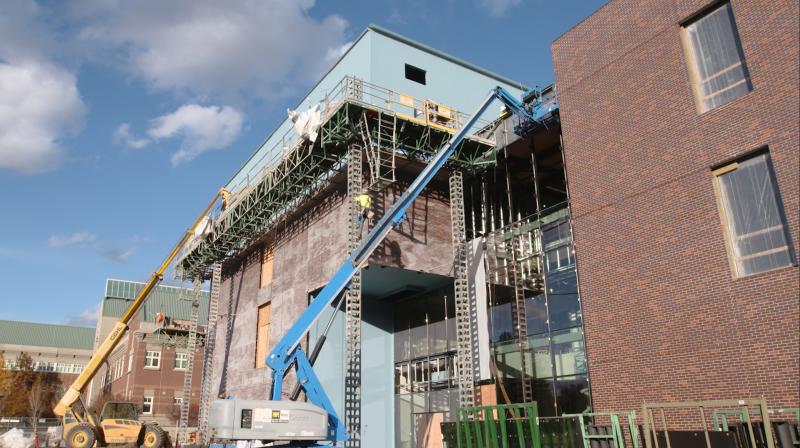 Health sciences building exterior photo