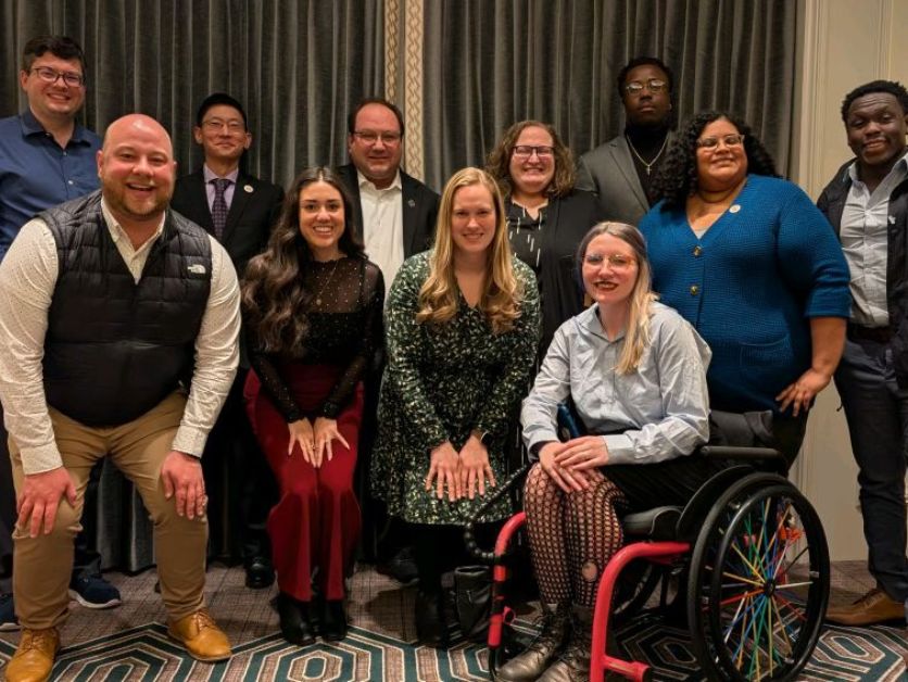 The NWACUHO Board, with Ian Miller in the back row.