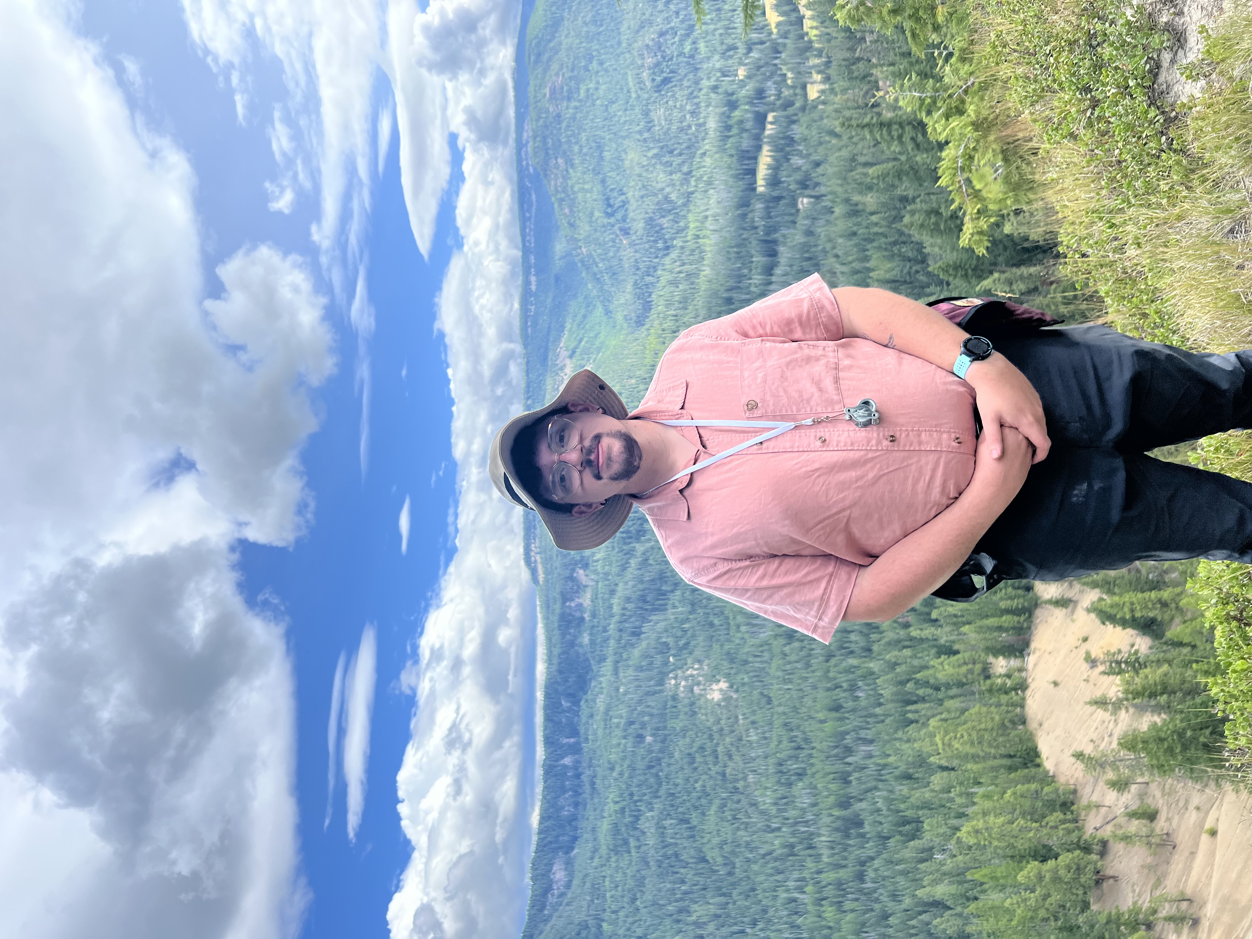 Photo of James Genero in the field.
