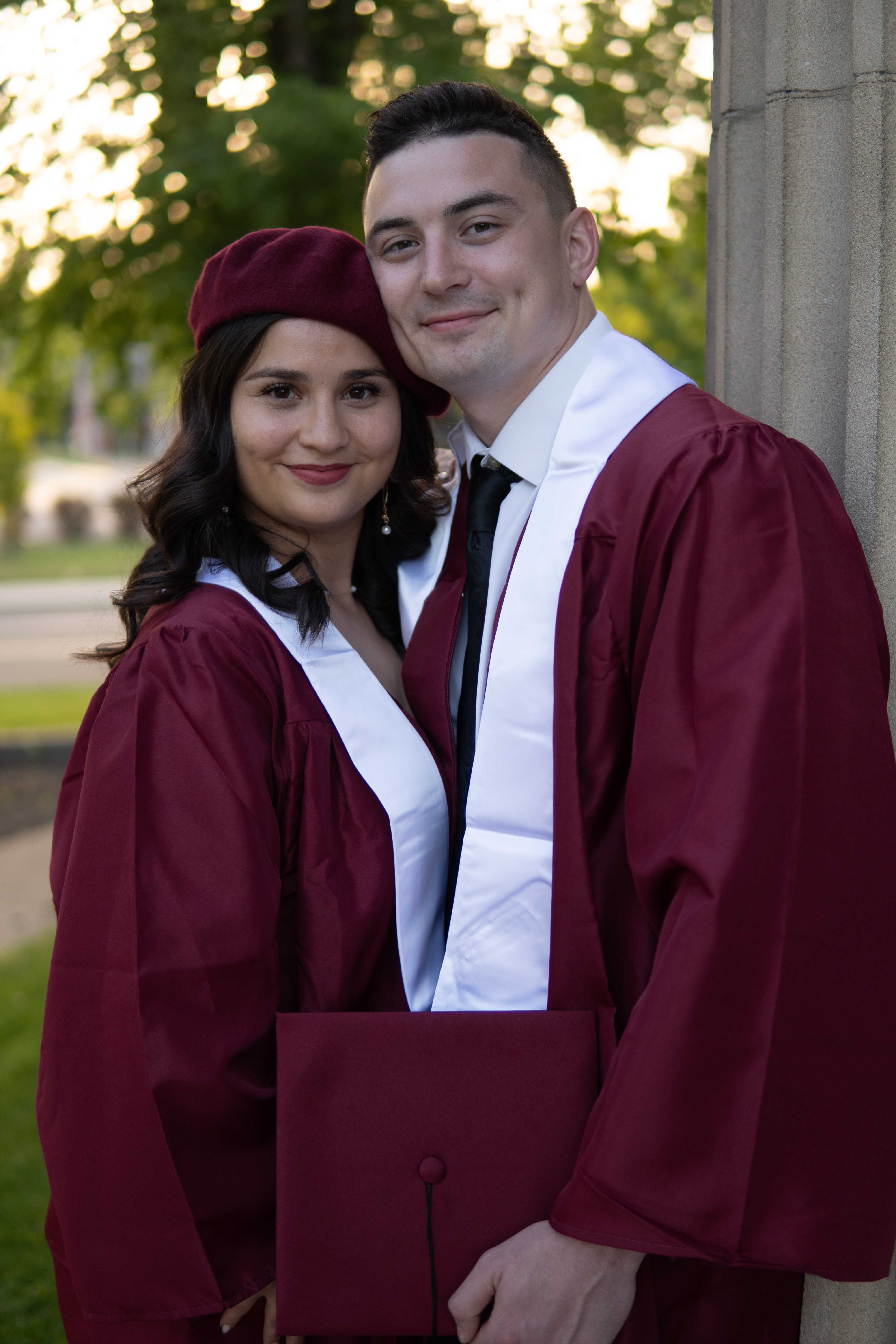 Photo of Josh Pine and his wife Kateri.