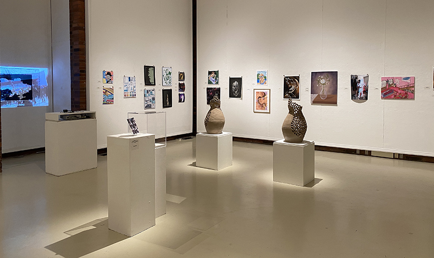 The CWU Sarah Spurgeon Gallery will be hosting the 2023 Juried Undergraduate Student Art + Design Exhibition from May 11 to June 3.