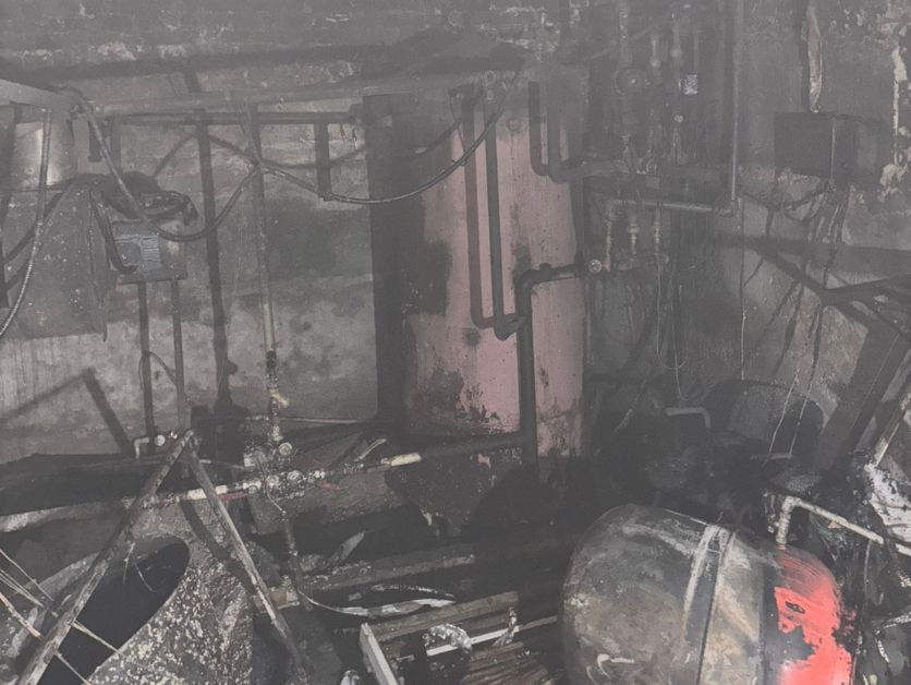 Devastating structural damage at the House of Mercy