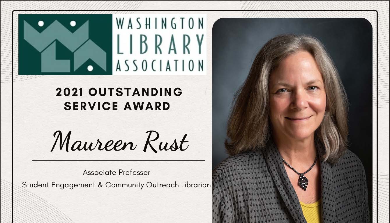 Maureen Rust Washington Library Association 2021 Outstanding Service Awardee