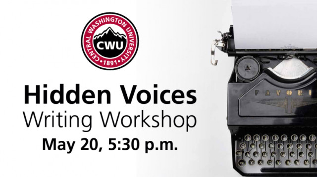 Hidden Voices Writing Workshop. May 20, 5:30 p.m.