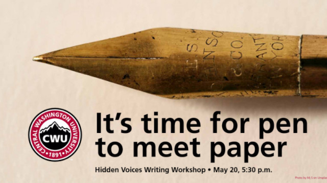 The first writing workshop for the “Hidden Voices of Ellensburg” project is today.