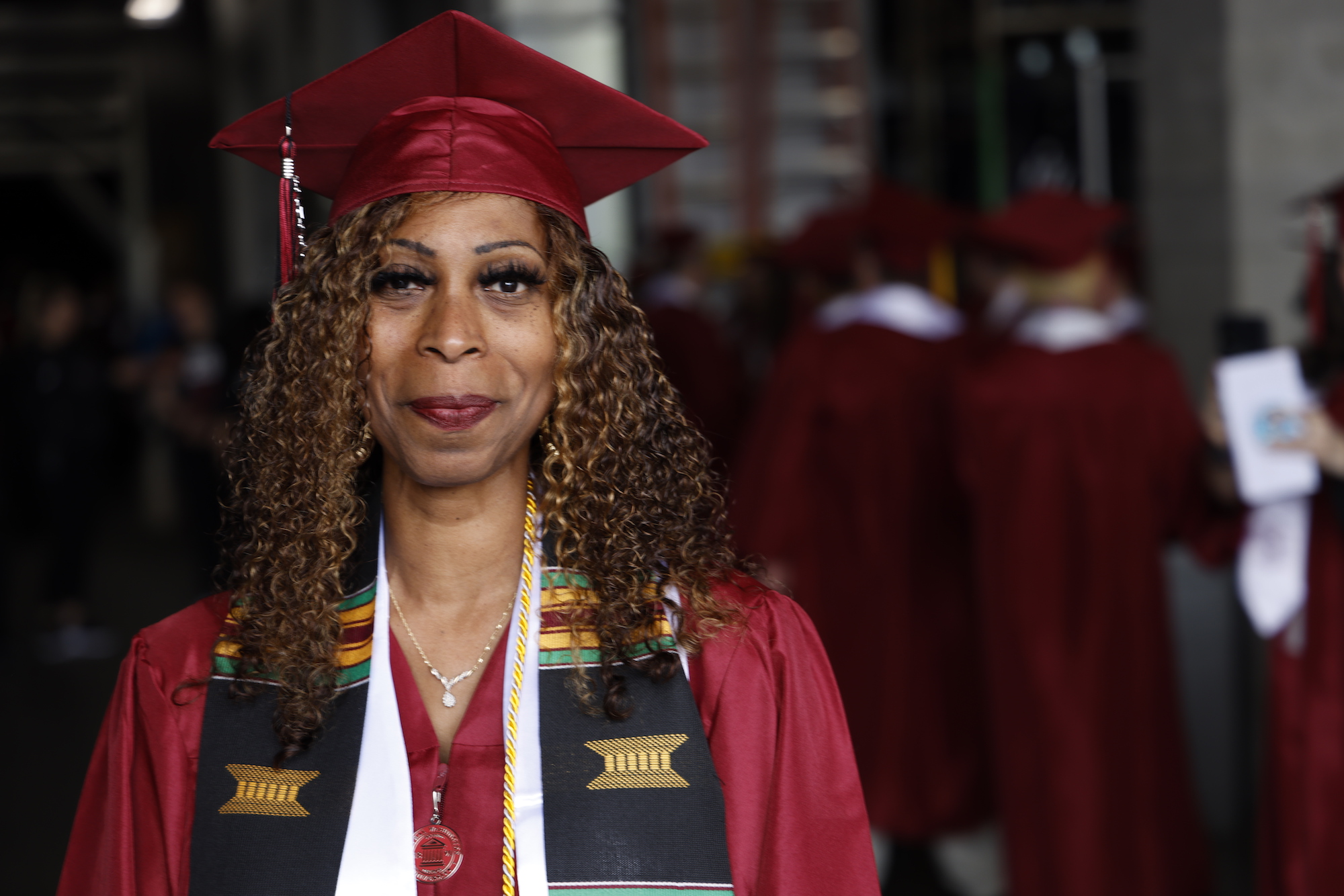 Ronee Jones at CWU's Kent Commencement ceremony