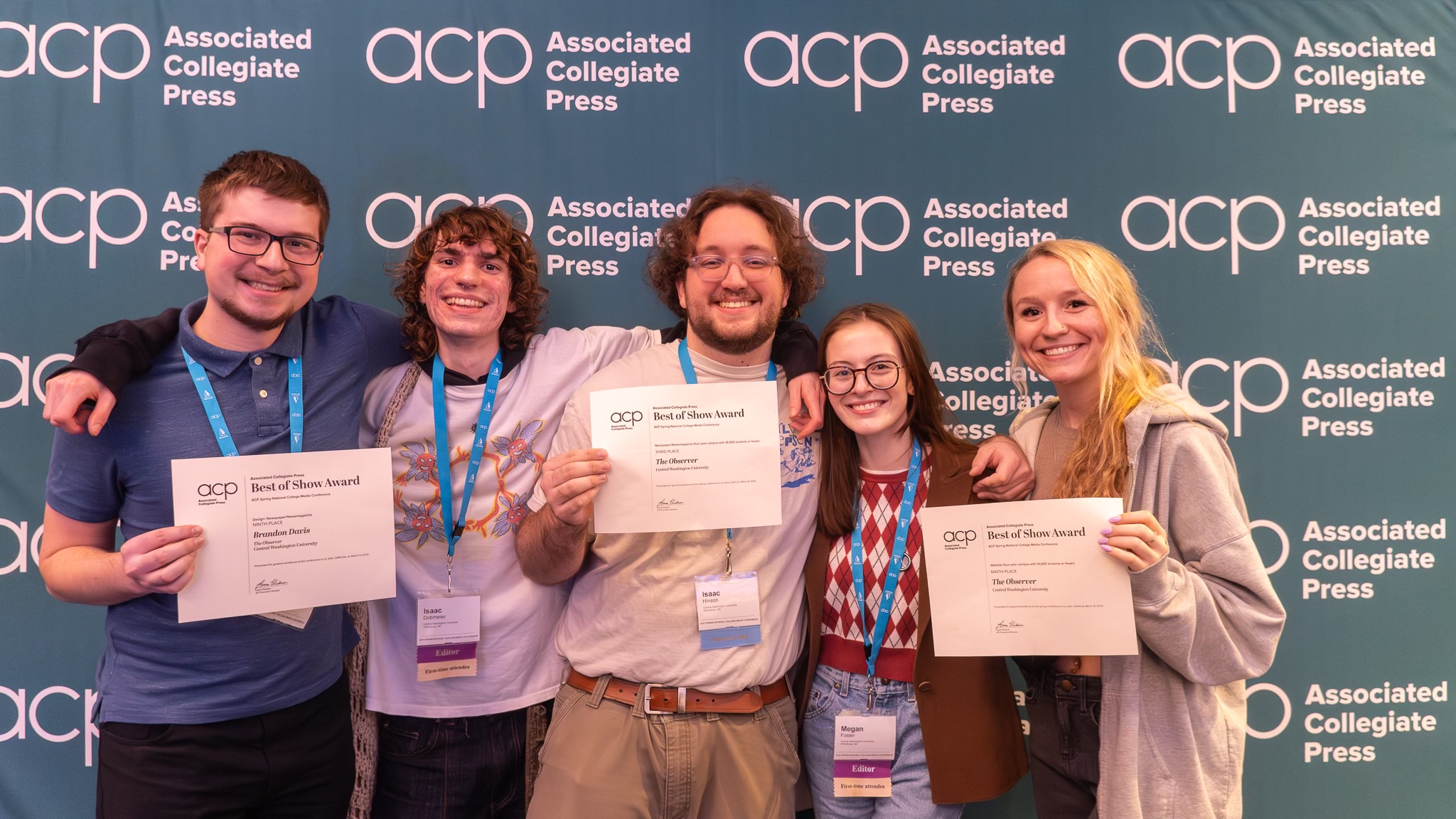 Photo of The Observer's delegation to this year's ACP conference.