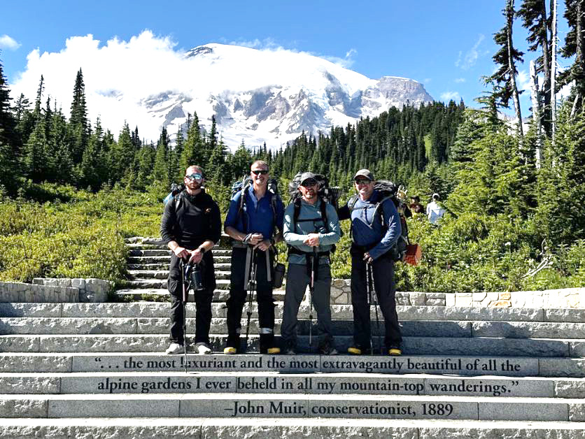 The CWUPD before summiting Mount Rainier.