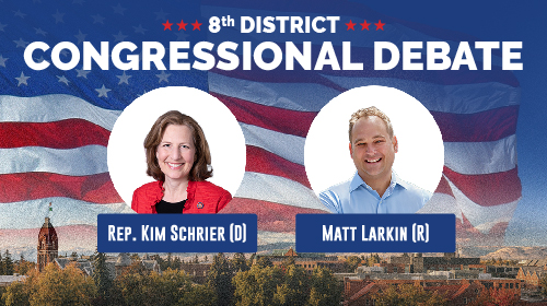 CWU will host the 8th Congressional District debate on October 28 between candidates Kim Schrier and Matt Larkin.