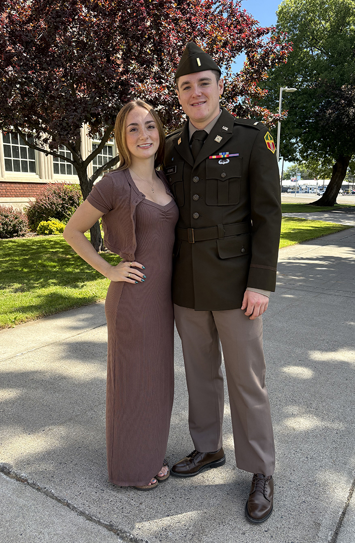 Ethan McKune and his girlfriend Ryan Hyatt ('24).