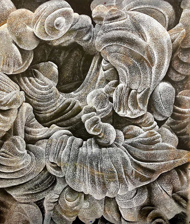Rachel Hall Kirk, Go Get It, Mixed media on canvas, 60 in. x 48 in., 2026