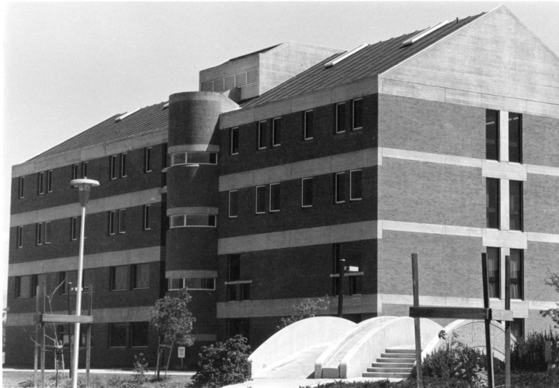 A 1970s photo of Farrell Hall
