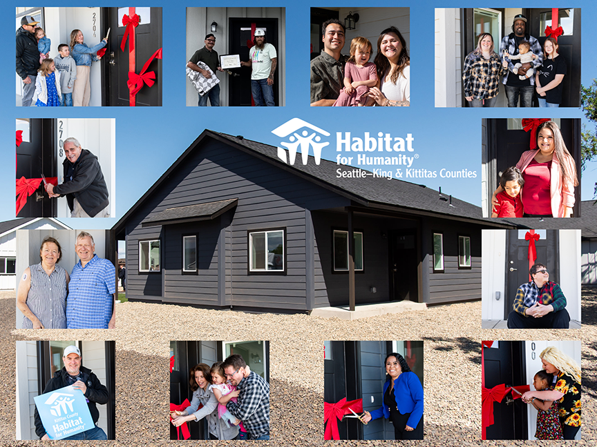 A collage of HFH photos