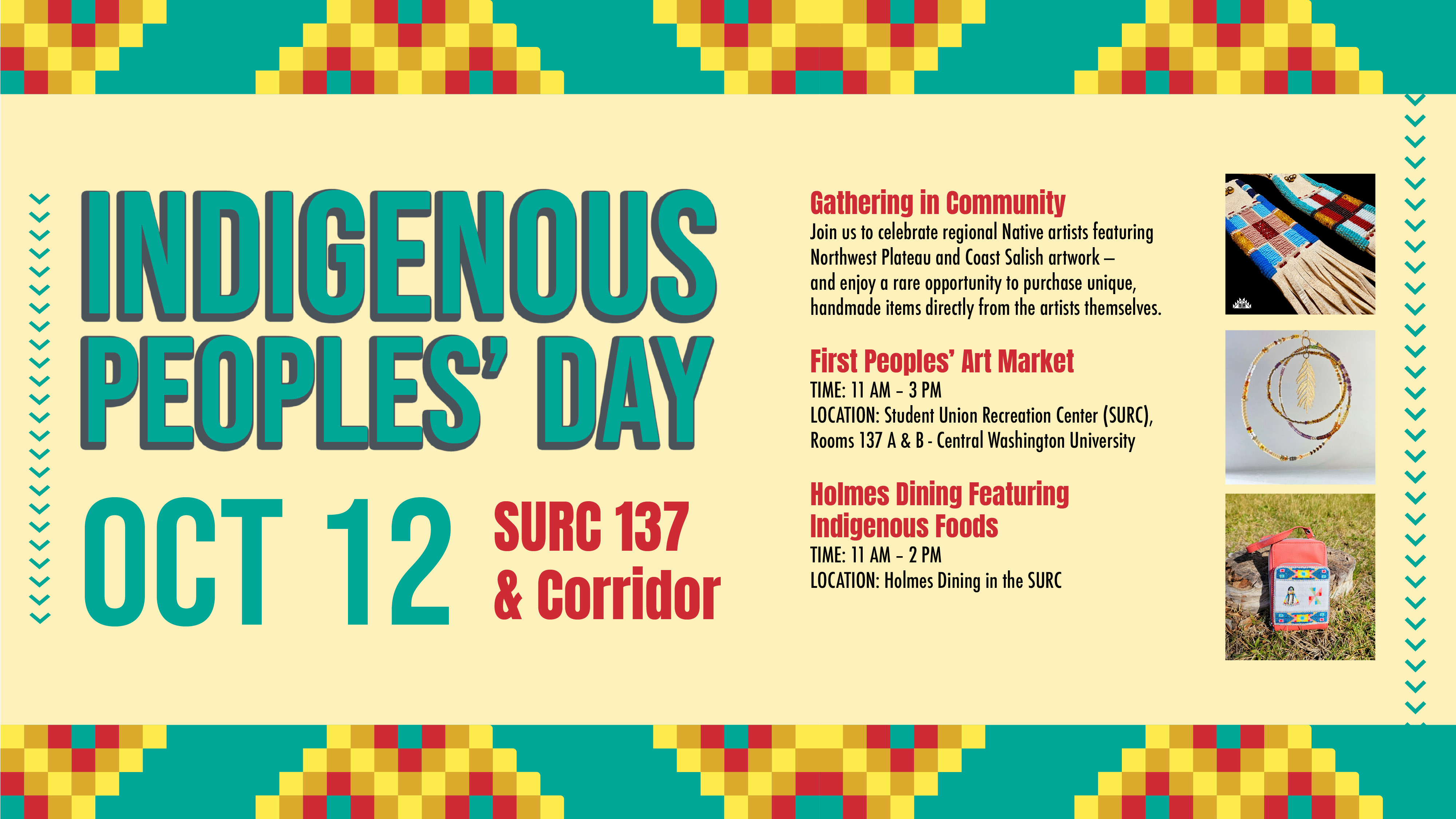 Indigenous Peoples' Day event graphic