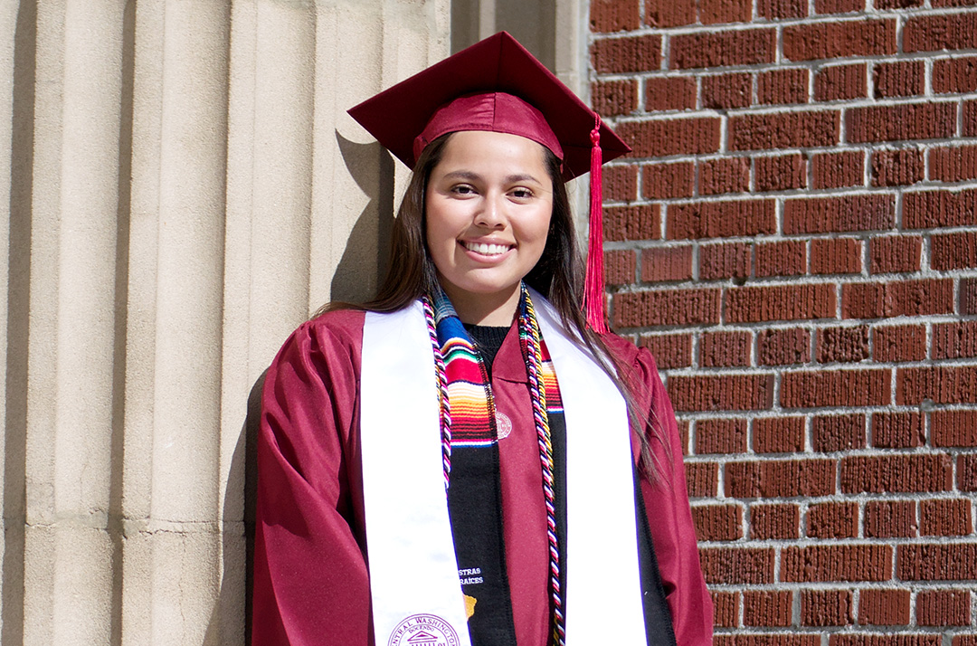 CWU graduate Janae Martinez has set herself up for a successful future in aviation management