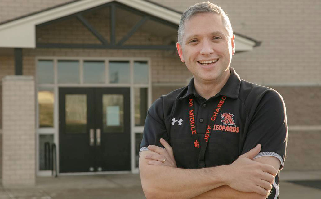 CWU Trustee Jeff Charbonneau is the principal of Zillah High School and the 2013 National Teacher of the Year. He also holds three degrees from CWU.