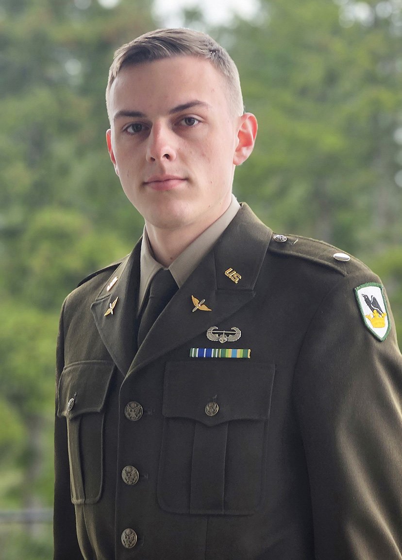 U.S. Army cadet Joshua Beddall