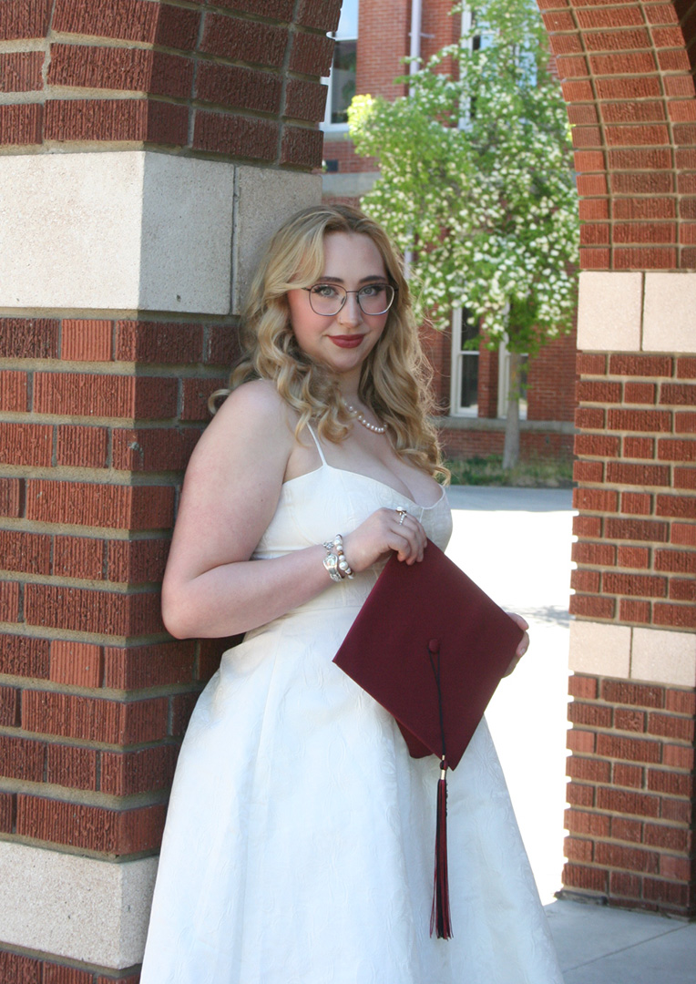 Karin Whitehead earned dual degrees in sociology and psychology this spring.