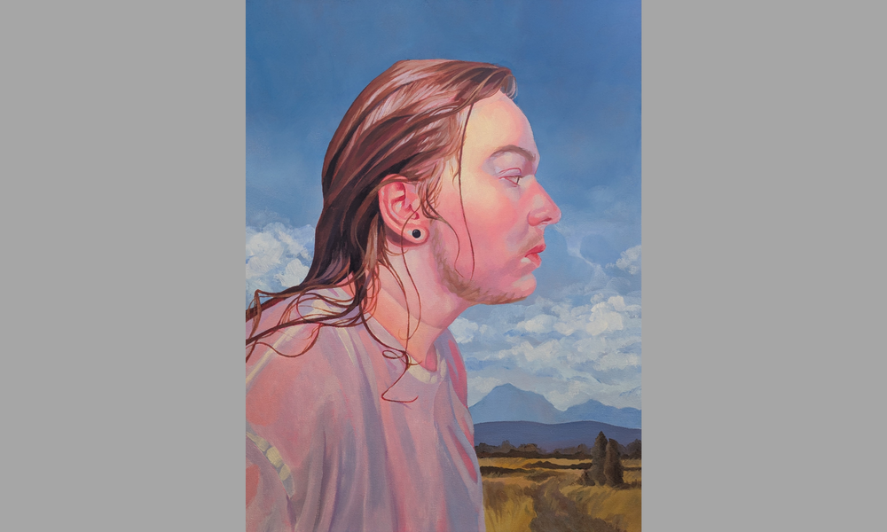 Portrait of a Man Looking Forward