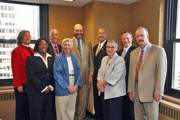 The original members of the LGBTQ Presidents in Higher Education.