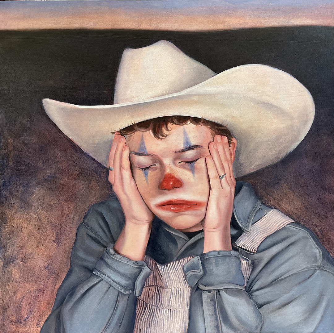 "The Rodeo Clown" by Margot Massey