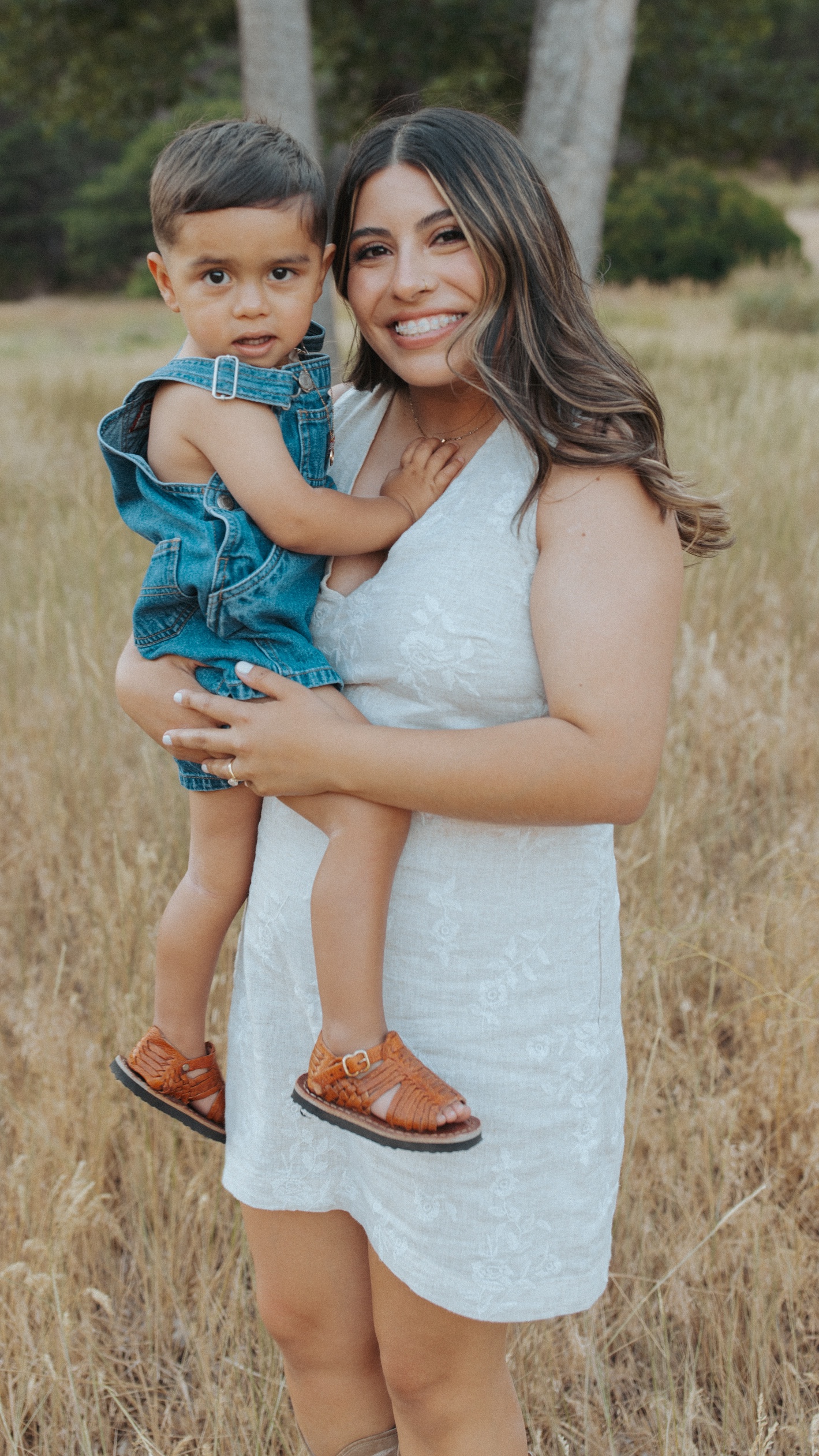 Maritza Lazcano with her 2-year-old son