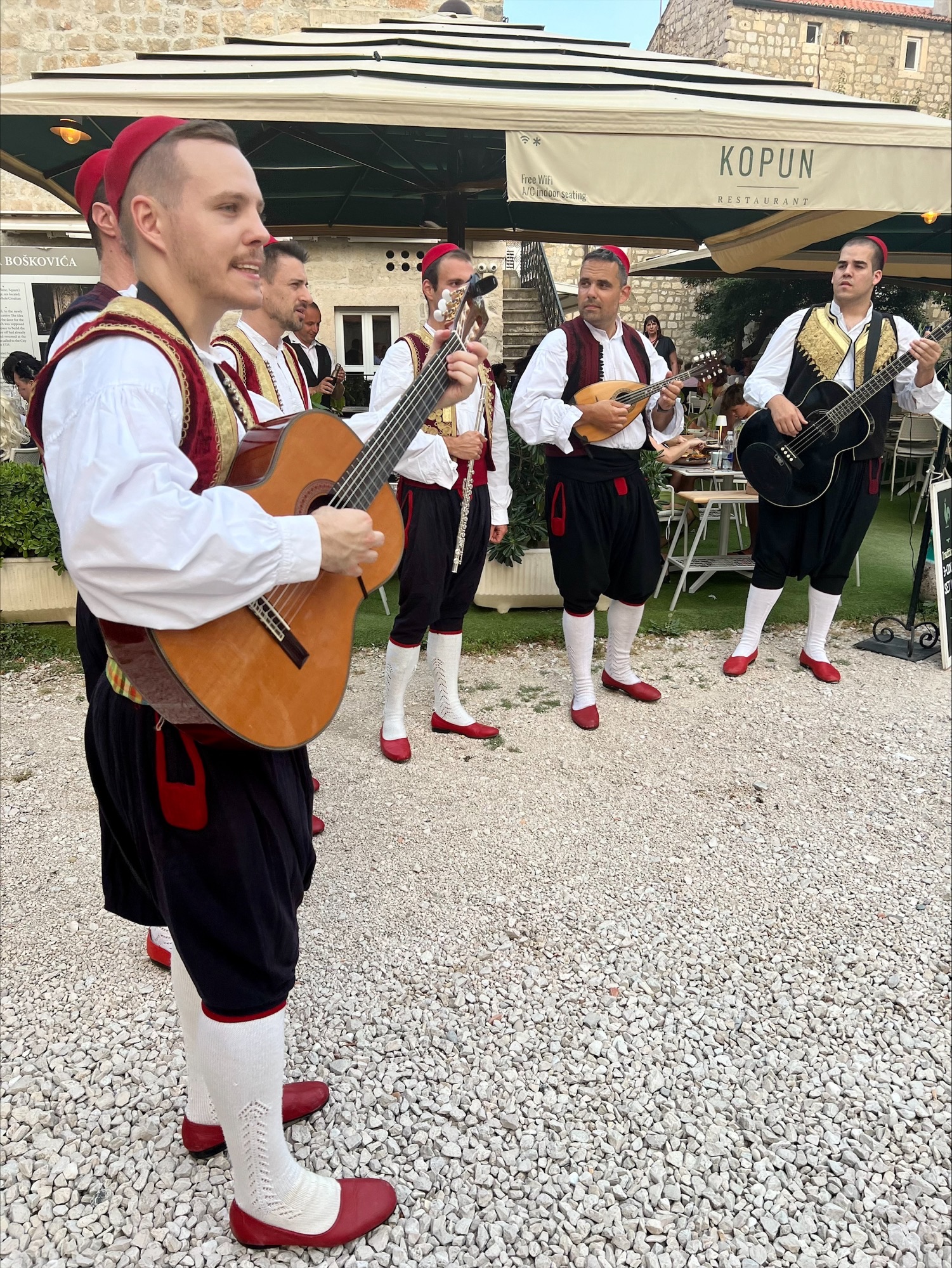 A traditional Croatian singing group