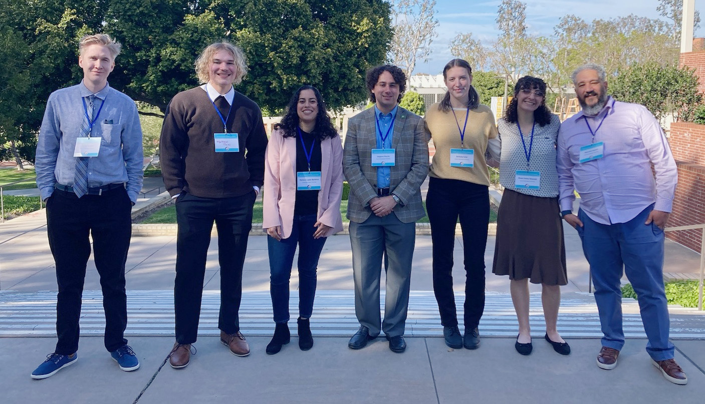 Melissa Lopez-Barbosa in a group photo on campus