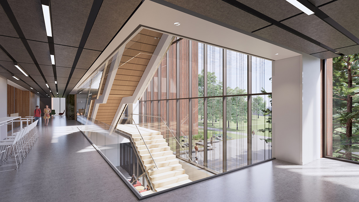 Architectural rendering of the NAC