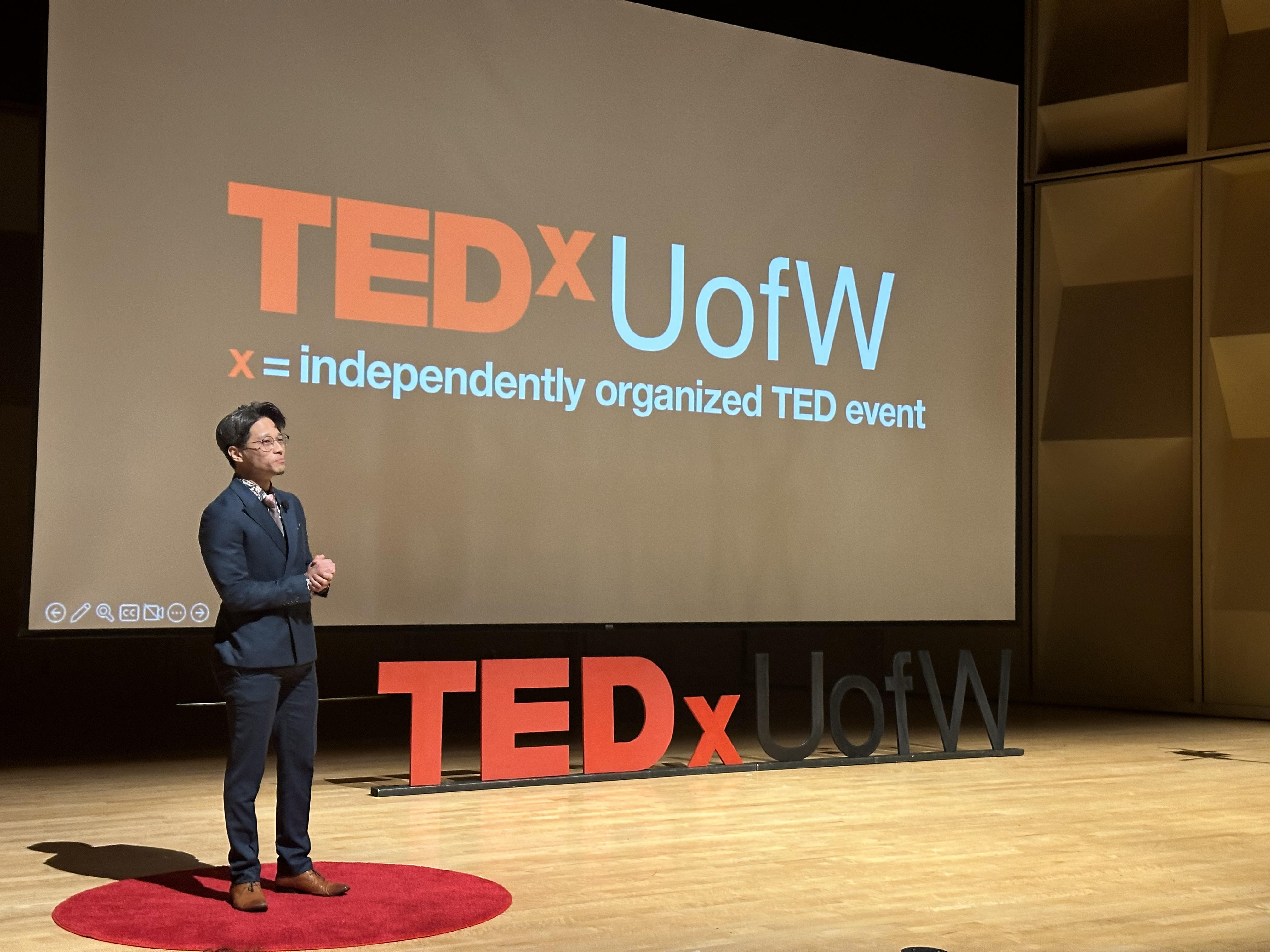 CWU alum Nash Fong gives a TedTalk