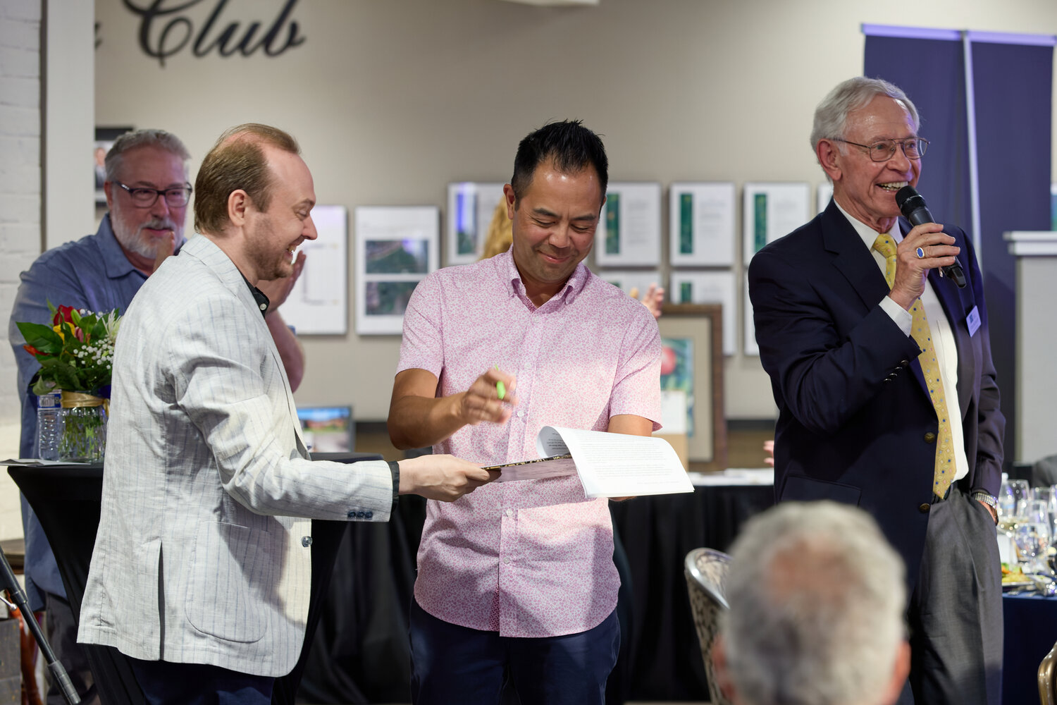 CWU Professor Nik Caolie signs his contract extension