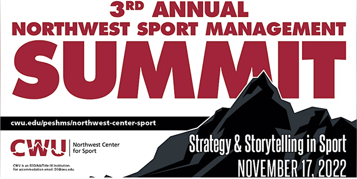The Northwest Sport Management Summit will be held in the SURC on November 17.