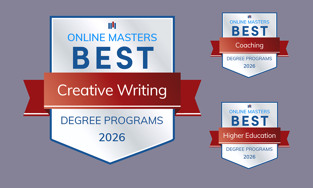 OnlineMasters.com award badges