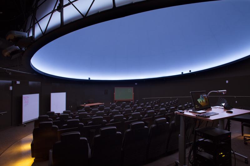 The Lydig Planetarium in CWU's Discovery Hall.